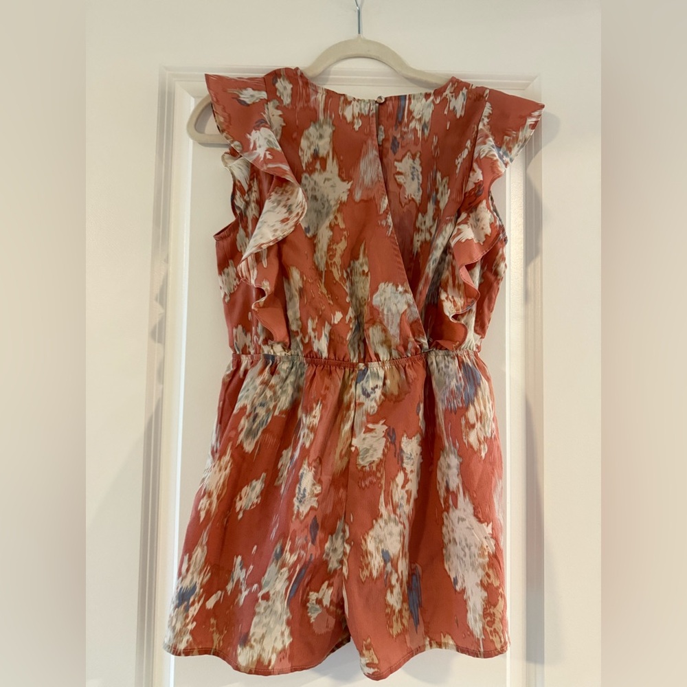 Hayden Girls LA Ruffled Sleeve Romper